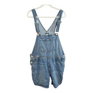 Gap 1969 Medium Indigo Wash Denim Shortalls Overalls Kidcore Casual Women's L